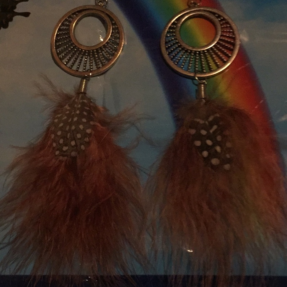 Feather Earrings - Picture 6 of 13